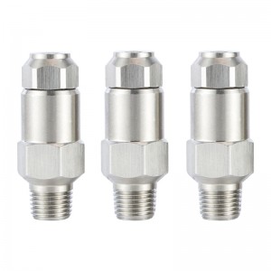 Acier inoxydable atomisant la buse LNN Humidité Air atomisation de la brume fine Bulle de pulvérisation