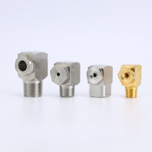 Bulle à cône creuse d\'angle en acier inoxydable